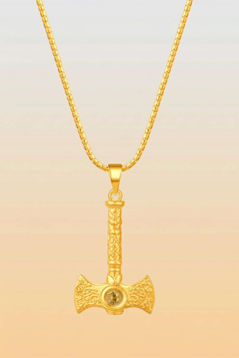 Bitcoin Axe Pendant