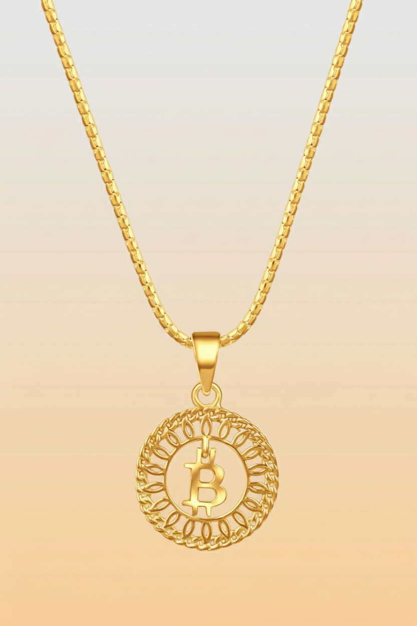 Airborne Bitcoin Pendant